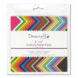 Dovecraft Colours Value 6x6 Paper Pack (DCDP61)