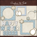 Download - Clip Art - Winter Cookie Frames