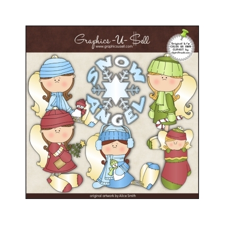 Download - Clip Art - Winter Wishes Angels
