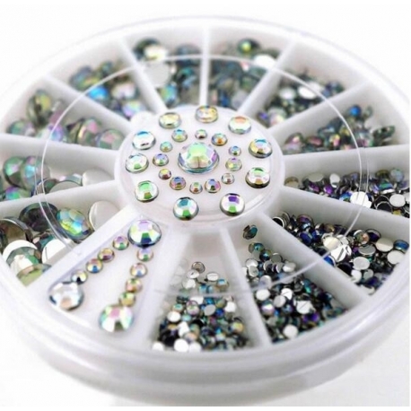 Clear Gemstone Wheel (600pcs)