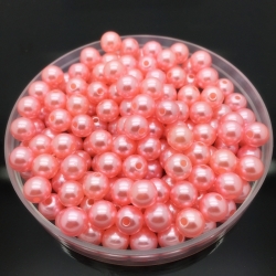 4mm Round Pearl Beads - Pink (200 pack)