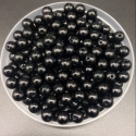 4mm Round Pearl Beads - Black (200 pack)