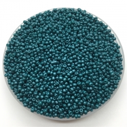 2mm Seed Beads - Opaque Teal (1000pcs)
