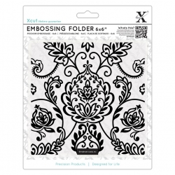 6 x 6" Xcut Embossing Folder - Arts & Crafts Tile (XCU 515925)