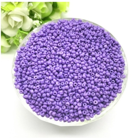 Seed Beads - Opaque Light Purple (1000pcs)