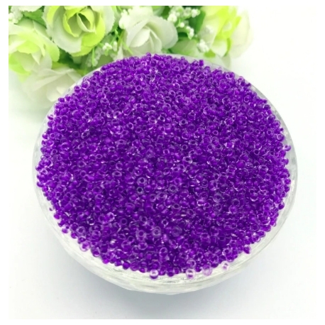 2mm Seed Beads - Purple Glass (1000pcs)
