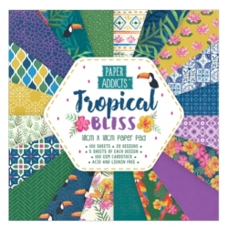 Paper Addicts 10x10cm Paper Pad - Tropical Bliss (PAPAP009)