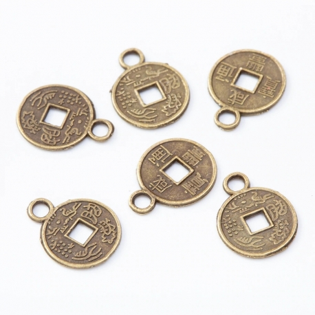 Metal Charms - Chinese Coins (28)