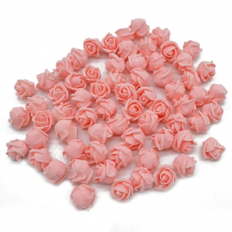 Stemless Foam Rose-heads - Peach (50pcs)