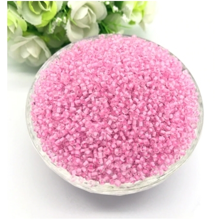 2mm Seed Beads - Transparent Pink (1000pcs)