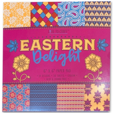 Love to Craft 6x6 Paper Pad - Eastern Delight (LCPAP001)