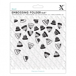 6 x 6" Xcut Embossing Folder - Sweet Treats Iced Gems (XCU