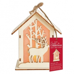 Wooden LED Shadow-box House - Stag (PMA 174952)