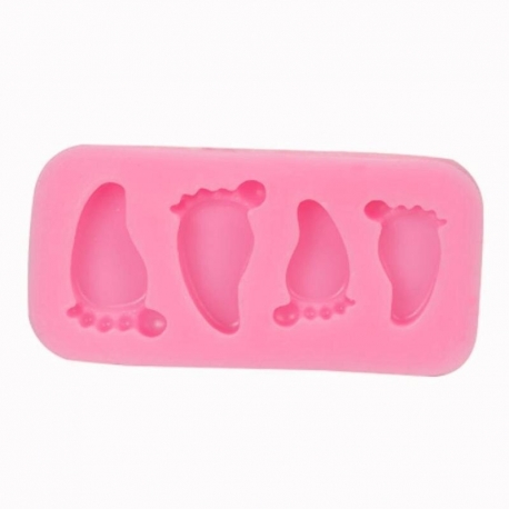 Small Silicone Mould - Baby Feet