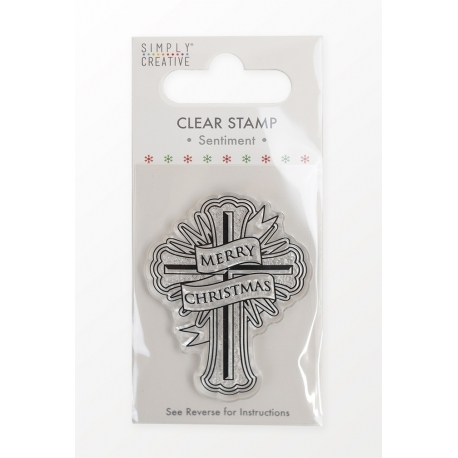 Simply Creative Mini Clear Stamp - Cross (SCSTP051X21)