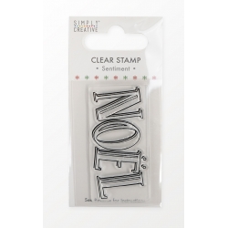 Simply Creative Mini Clear Stamp - Noel (SCSTP046X21)