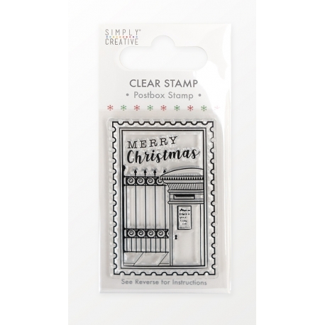 Simply Creative Mini Clear Stamp - Postbox Stamp (SCSTP050X21)