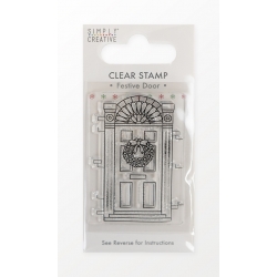 Simply Creative Mini Clear Stamp - Festive Door (SCSTP049X21)