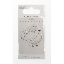 Simply Creative Mini Clear Stamp - Robin (SCSTP058X21)