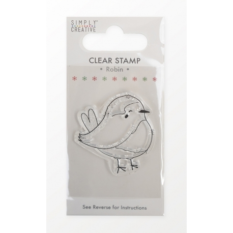 Simply Creative Mini Clear Stamp - Robin (SCSTP058X21)