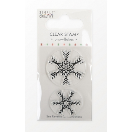 Simply Creative Mini Clear Stamp - Snowflakes (SCSTP052X21)