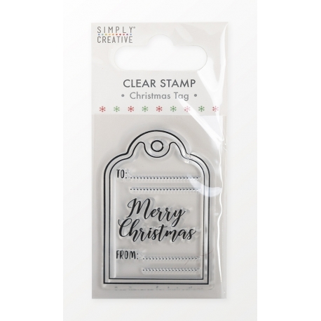 Simply Creative Mini Clear Stamp - Tag (SCSTP045X21)