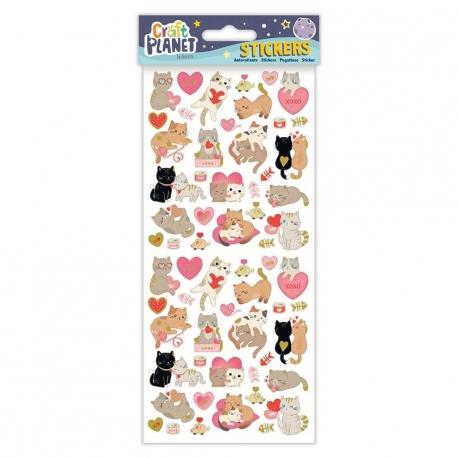 Fun Stickers - Cats in Love (CPT 805297)