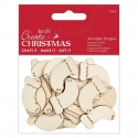 Create Christmas Wooden Shapes (30pcs) - Stockings (PMA 174584)
