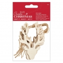 Create Christmas Wooden Hanging Stag Heads (PMA 174998)