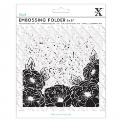 6 x 6" Xcut Embossing Folder - Full Bloom Roses (XCU 515241)
