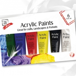 Acrylic Paints 75ml 6-PACK (STA3751)