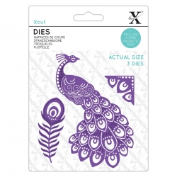 Xcut Dies - Ornate Peacock 3pcs (XCU 503478)