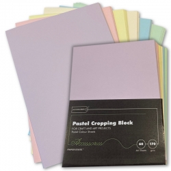 A6 Cropping Block 170gsm 60 sheets - Pastel Colours (WP1689)