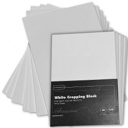A6 Cropping Block 170gsm 60 sheets - White (WP1692)