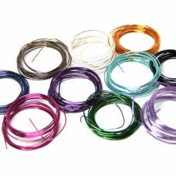 Coloured Copper Wire 10 pack - 1m x 0.5mm (CSW510X1)