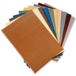 Creative Papers Corrugated A5 Pearlescent/Metal Bumper 10 pack