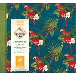 First Edition 8 x 8 Album - Botanical Beauty Parrots (FEALB074)
