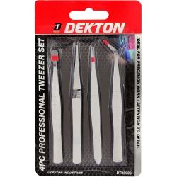 Dekton 4-piece Professional Tweezer Set 4pcs (DT95900)