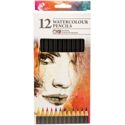 Chiltern Arts Watercolour Pencils 12 pack (ATS1059B)