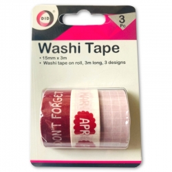 DID Washi Tape 15mm x 3m - Shopping (CR1855)