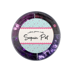 Sequin Pot - Purples (STA4399)