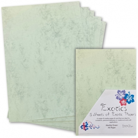Exotics Green Marble 5 Sheets (ZP2249P5)