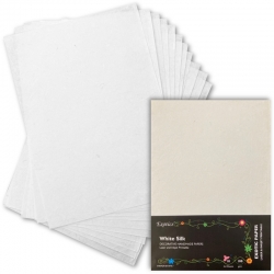 Exotics White Silk 10 Sheets (ZP1154)