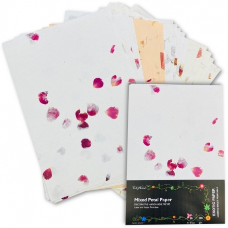 Mixed Petals Paper 20 Sheets (ZP401414)
