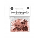 Metallic Happy Birthday Confetti - Rose Gold (PAR4489)