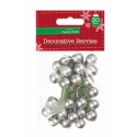 Small Decorative Berries - Silver (XMA4009)