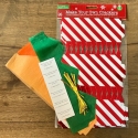Make your own Christmas Cracker Kit 6-pack - Red Stripes (XMA4097)
