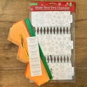 Make your own Christmas Cracker Kit 6-pack - Silver Snowflakes (XMA4097)