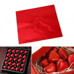 Chocolate Foil - Red (100pcs)