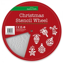 Christmas Stencil Wheel 25cm (XMA5607)